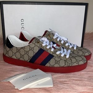 GUCCI Ace Sneakers Mens size 10